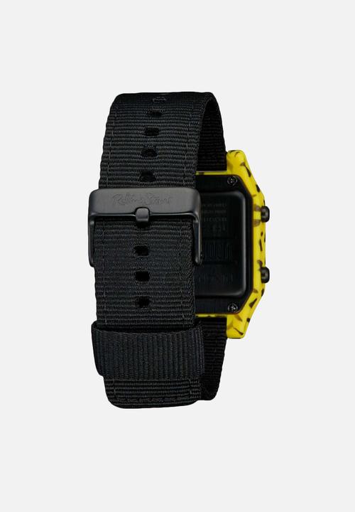 Nixon - Rolling stones staple - yellow & black