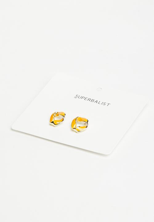 Superbalist - Cassandra stud earrings - orange