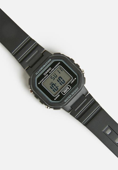 Casio - Boys standard square digital watch - black
