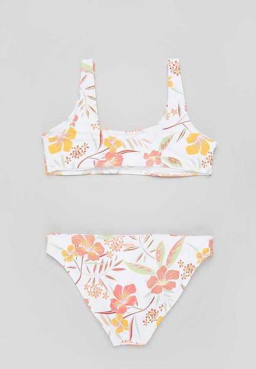 Roxy - Roxy life enjoyers bralette set - white