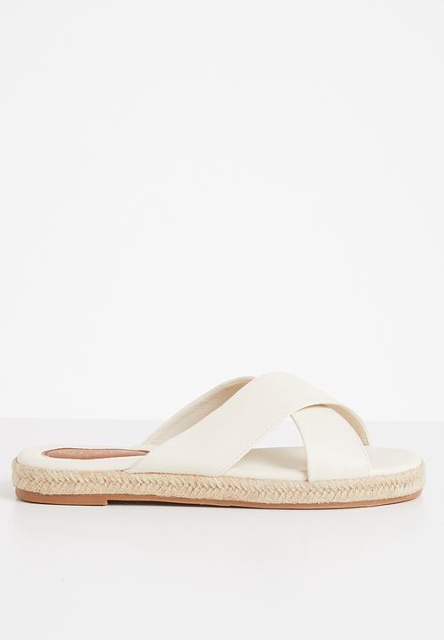 edit - Robyn espadrille mule - off white