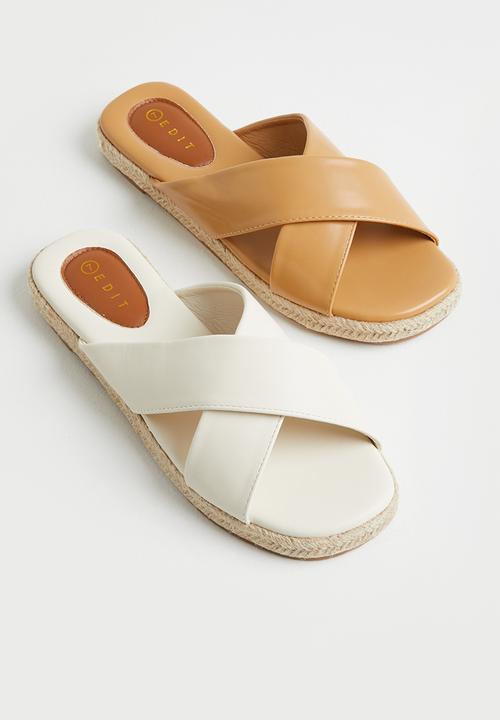 edit - Robyn espadrille mule - tan