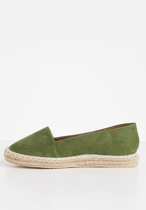edit - Tanya espadrille slip on - khaki
