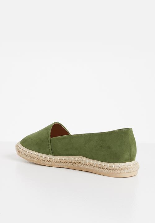 edit - Tanya espadrille slip on - khaki