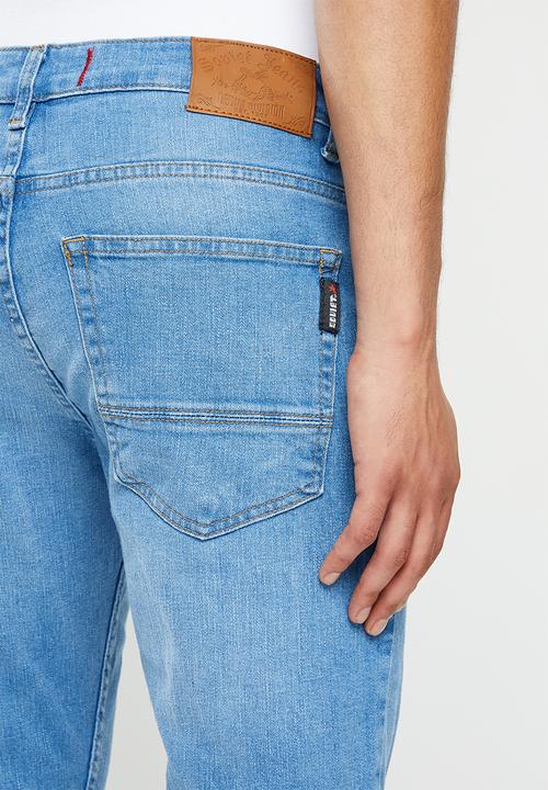 SOVIET - M bentley mens slim leg denim#9 - light indigo