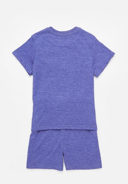 Superbalist - Boys summer pj set - royal blue