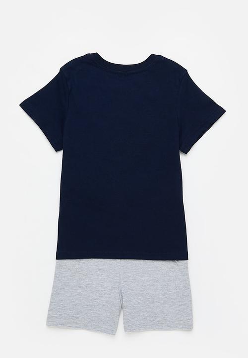 Superbalist - Boys summer pj set - navy & grey