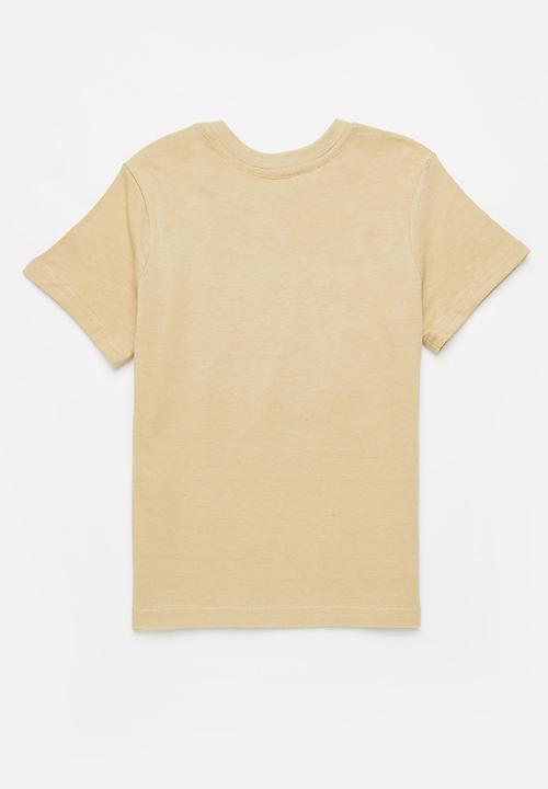 Superbalist - 2 pack printed tee - stone & yellow