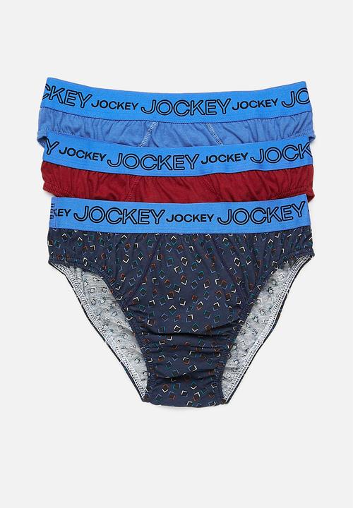 Jockey - 3 pack boys jockey brief - print