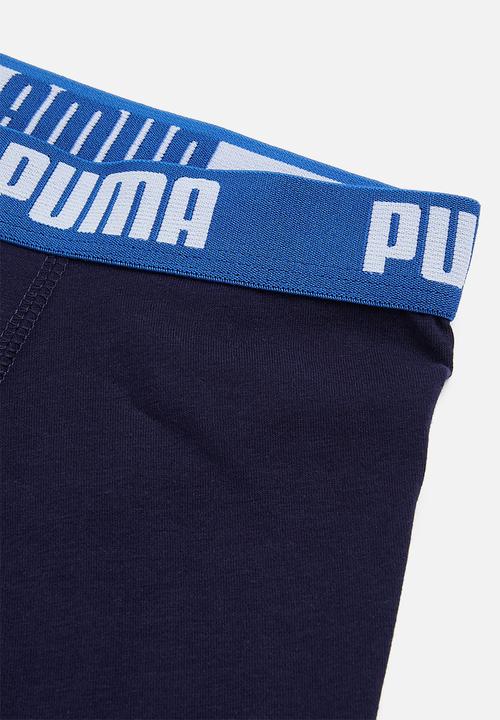 PUMA - Boys 2-pack boxer - blue/ stripe
