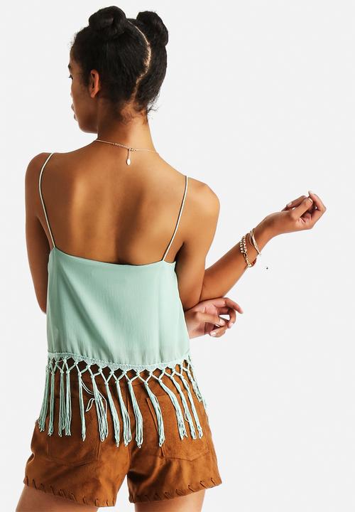 The Lot - Helena Boho Tassel Crop