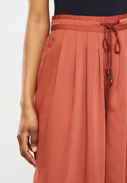 Vero Moda - Ariane new high waist loose boho pant - chili oil