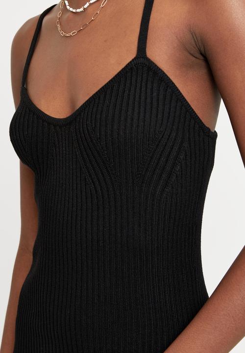 Supré  - Amelia knit tube dress - black