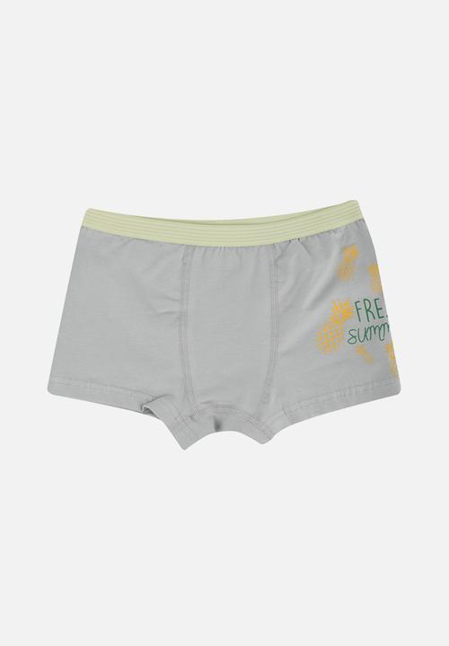 Trendyol - Boys boxer shorts - grey & mint