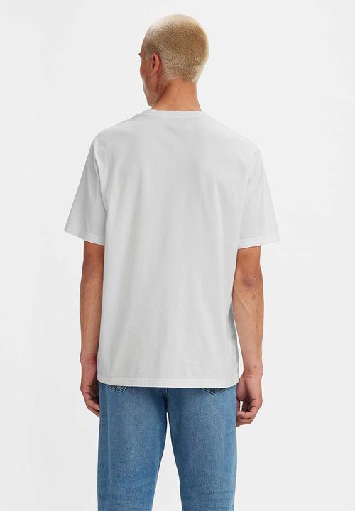 Levi’s® - Short sleeve relaxed fit tee wave bw - white 