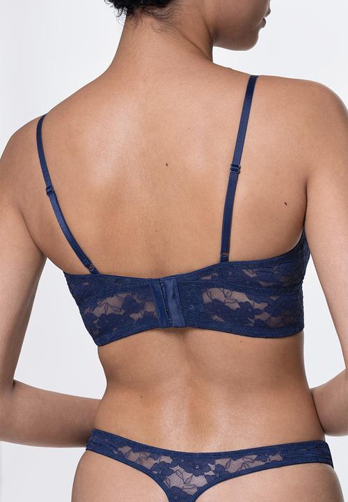 DORINA - Amaya-2pp nonpadded bralette - yellow & ink