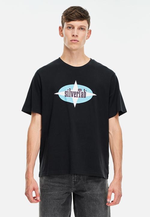 Levi’s® - Short sleeve relaxed fit tee - silvertab star caviar