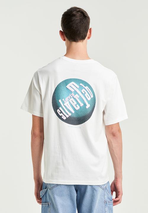 Levi’s® - Short sleeve relaxed fit tee - silvertab slab globe white