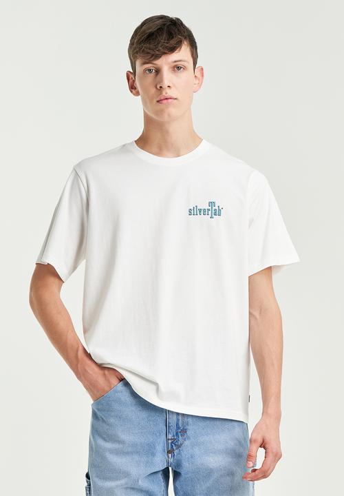 Levi’s® - Short sleeve relaxed fit tee - silvertab slab globe white