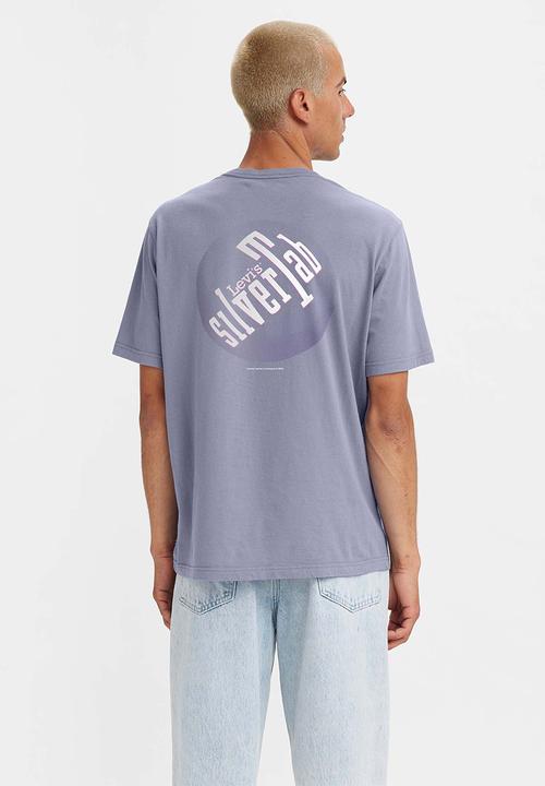 Levi’s® - Short sleeve relaxed fit tee - silvertab slab globe cosmic sky