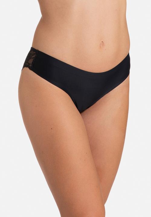 DORINA - Crystal 3pack briefs - black/black/pink