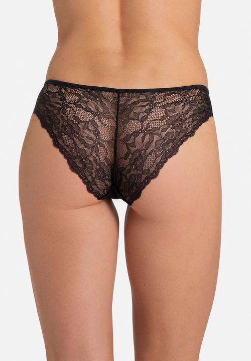 DORINA - Crystal 3pack briefs - black/black/pink