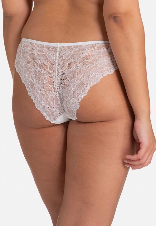 DORINA - Crystal 3pack briefs - ivory, ivory & pink