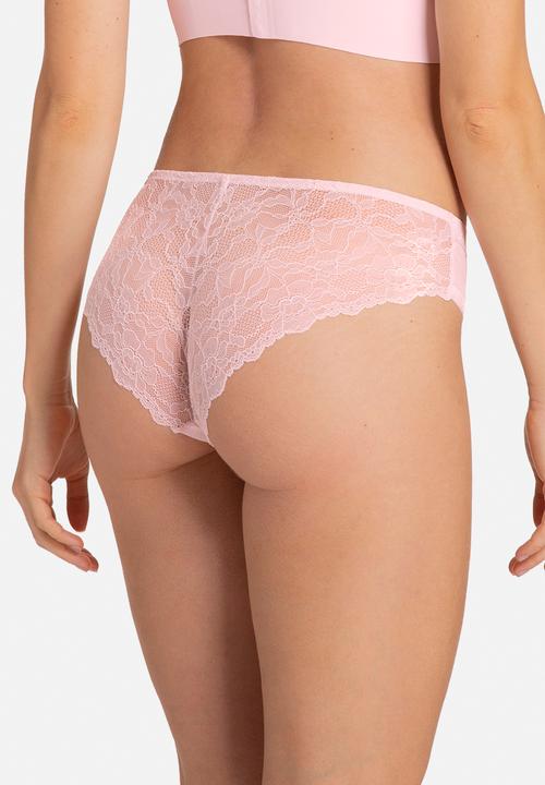 DORINA - Crystal 3pack briefs - ivory, ivory & pink