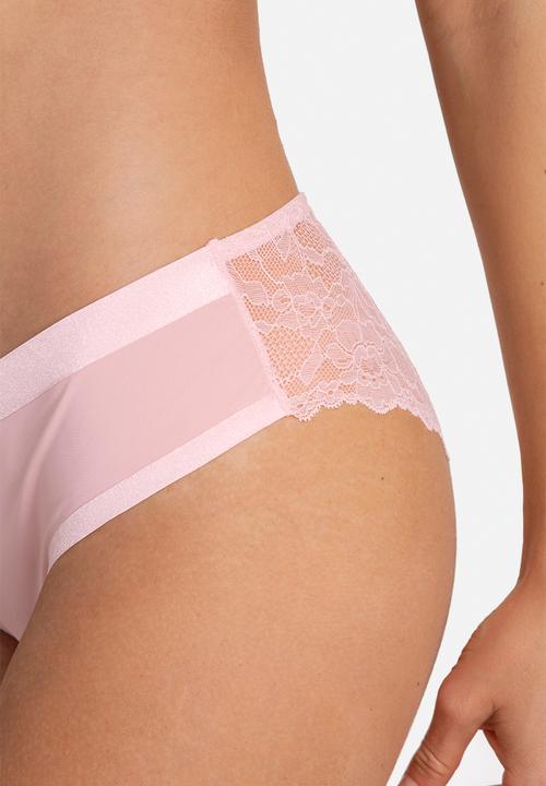 DORINA - Crystal 3pack briefs - ivory, ivory & pink