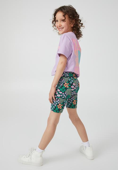 Cotton On - Hailey bike short - navy blazer/clara ditzy