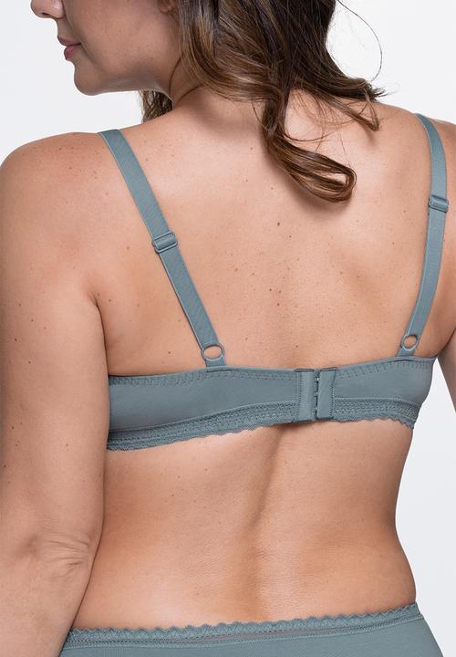 DORINA - Plus lila 2-Pack light padded demi - green & ivory