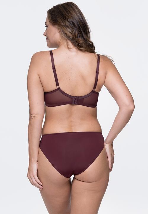 DORINA - Plus makayla 2-Pack non padded wired bra - black & red