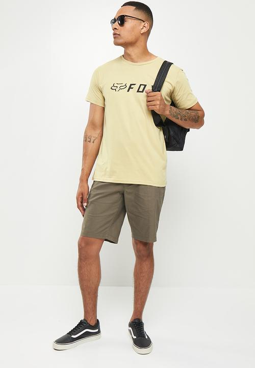 Fox - Apex short sleeve tee - bark