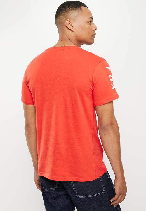 Fox - Toxsyk short sleeve tee - flame red