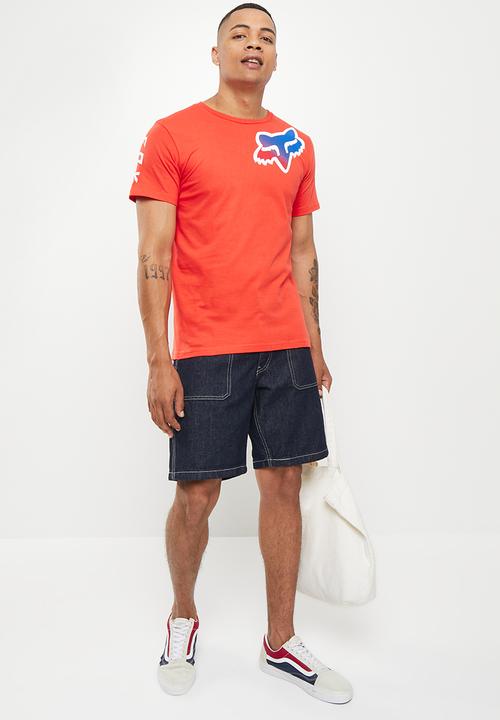Fox - Toxsyk short sleeve tee - flame red