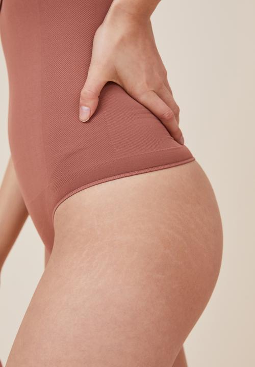 Cotton On - Got your back shapewear high waist g-string - cappuccino