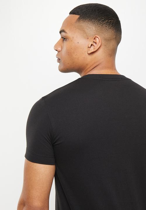 Calvin Klein - Stacked logo tee - Ck Black