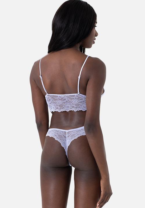 DORINA - Crystal 2pack bralette - blue & ivory