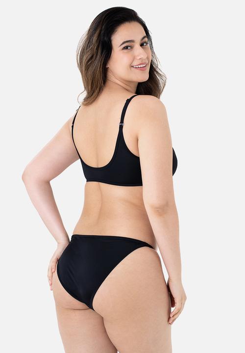 DORINA - Plus torca triangle bikini top - black