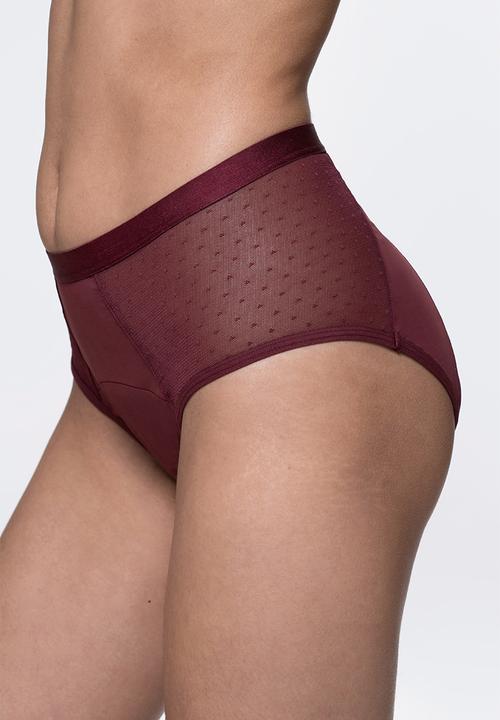 DORINA - Vega ecomoon 2-pack period panty - red