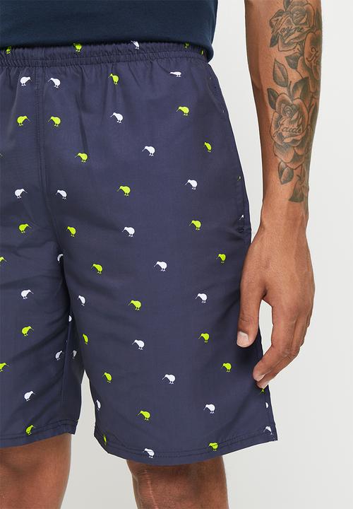 Canterbury - Awning printed 8'' short - navy 