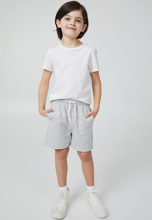 Cotton On - Henry slouch short - fog grey marle