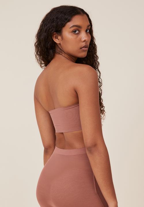 Cotton On - Power mesh shapewear bandeau - cappuccino