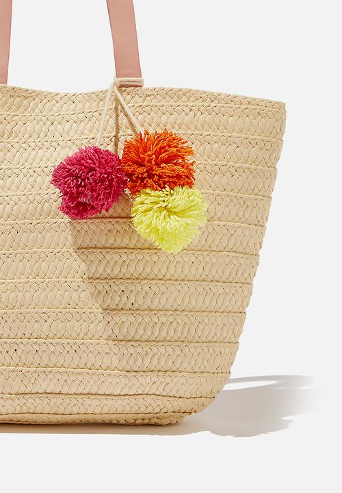 Cotton On - Beach basket bag - natural