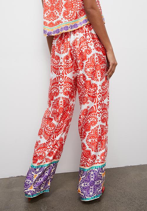 Superbalist - Printed wide leg - border print