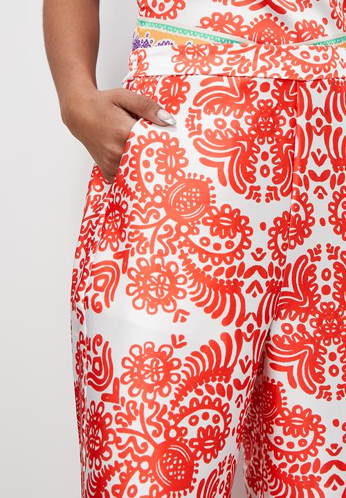 Superbalist - Printed wide leg - border print