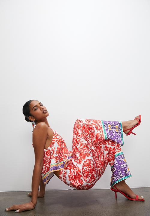 Superbalist - Printed wide leg - border print