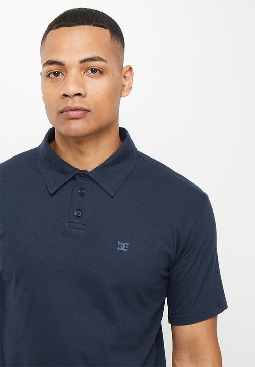 DC - Dc star polo short sleeve - navy blazer