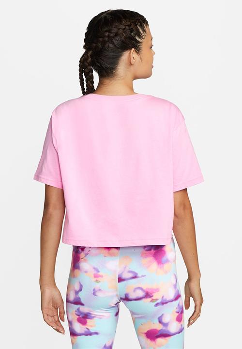 Nike - W nike sportswear tee oc 1 crop - pink rise