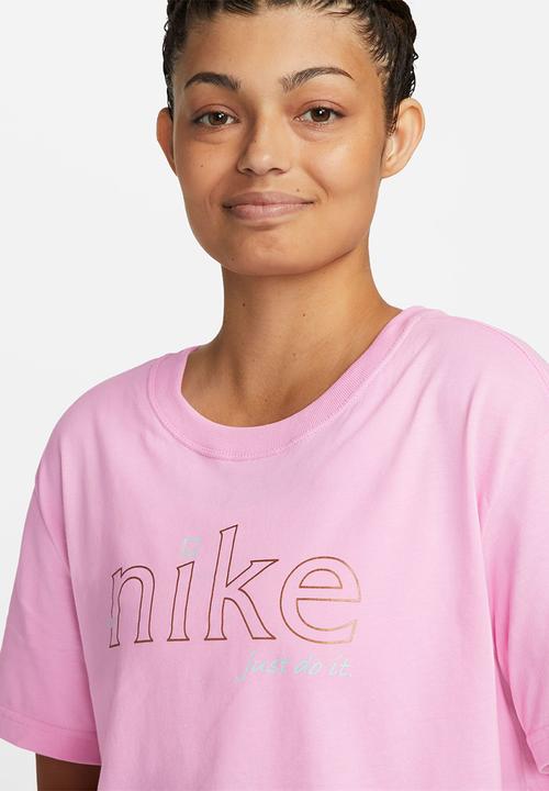 Nike - W nike sportswear tee oc 1 crop - pink rise